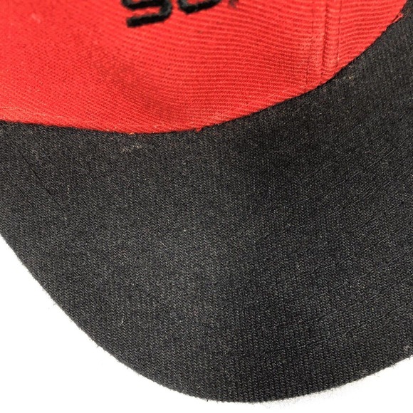BUTLER SUPPLY INC KILLARK NISSIN CAP HAT SNAPBACK RED BLACK ONE SIZE FITS MOST - Picture 2 of 16